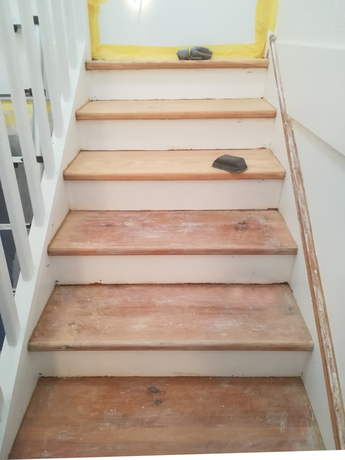 Rénovation escalier en bois